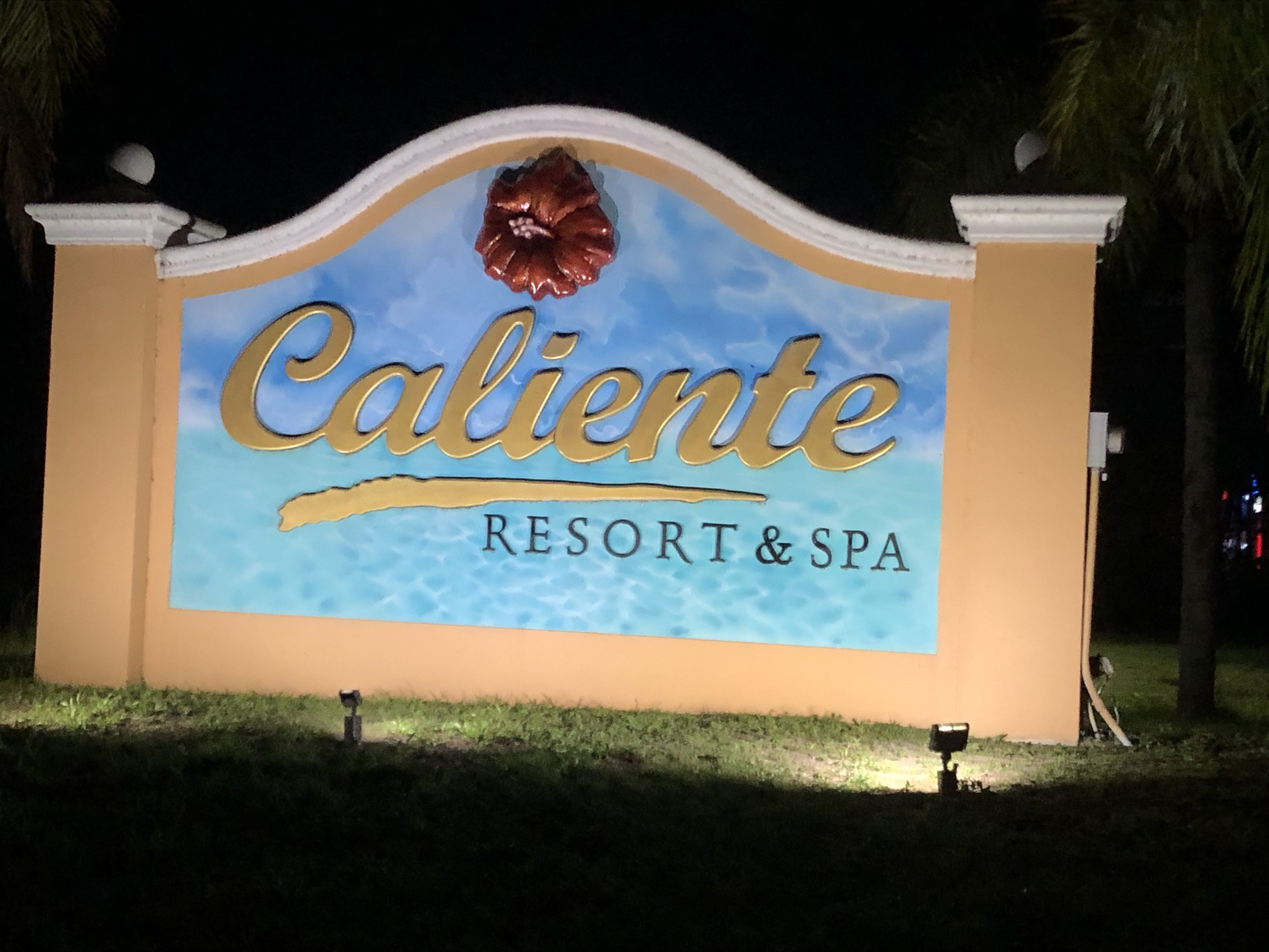 Caliente resort and spa marquee